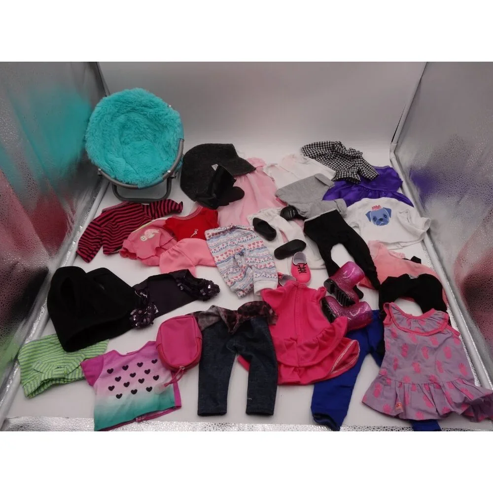 Our Generation Doll Clothing for 18 inch Doll 20 Plus Clothes Shoes‎ Boots Chair